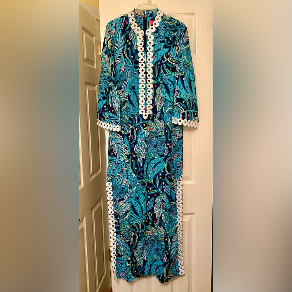 Lilly Pulitzer NWT Shealyn long sleeve floral maxi